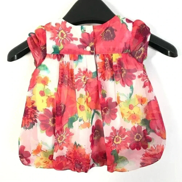 Made with Love Palace floral dress 3-6 month old - Picture 3 of 6